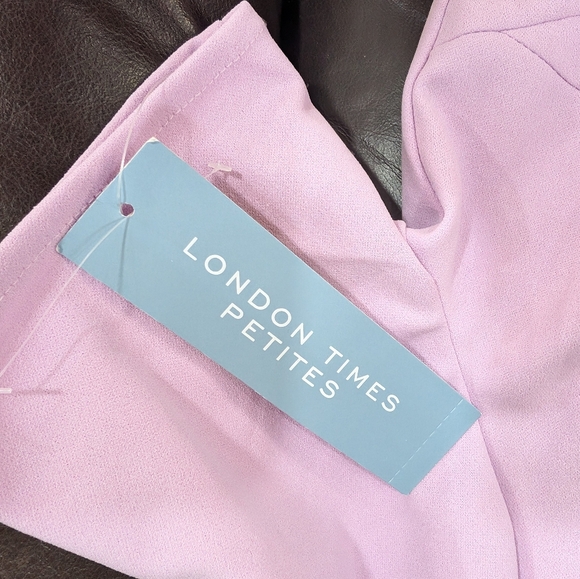 London times petite lavender dress - Picture 9 of 10